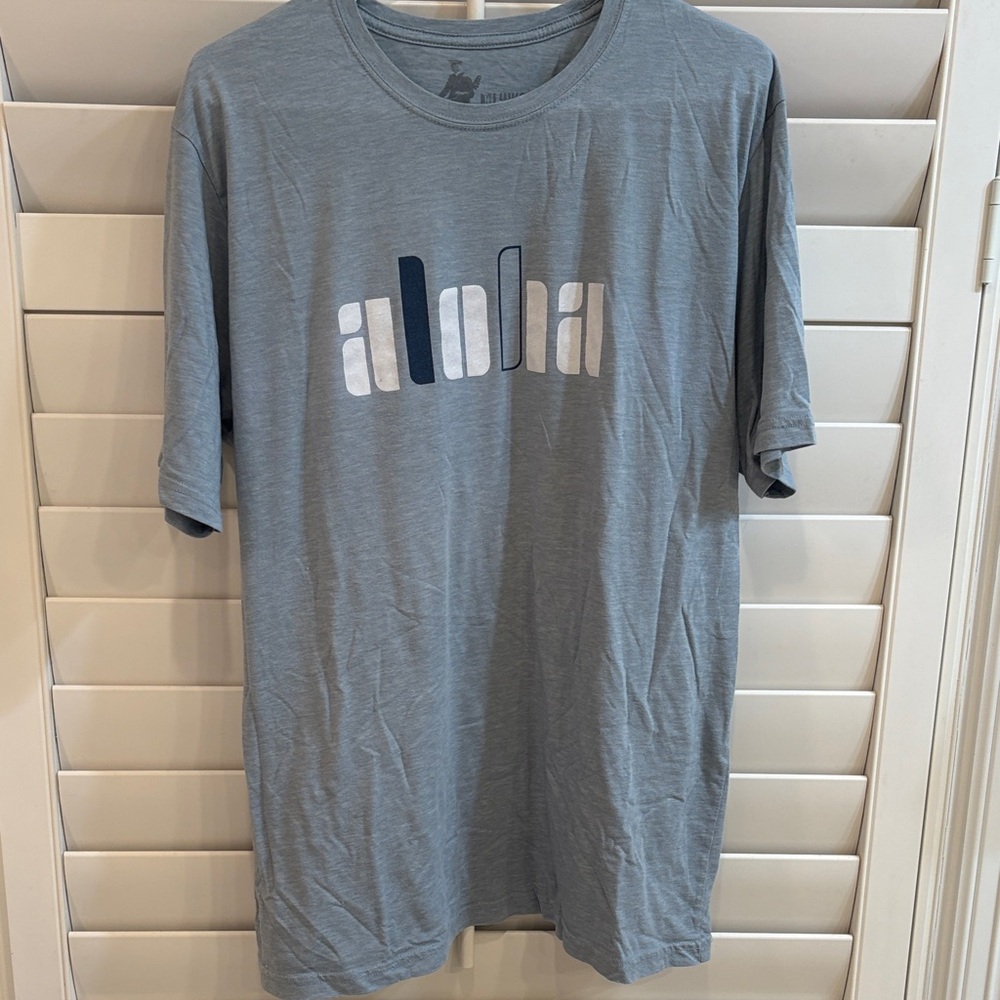 Linksoul Blue and White Graphic Tee